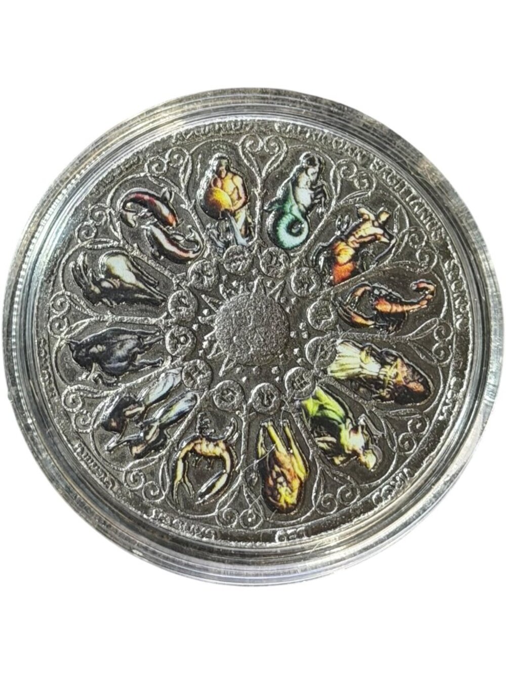 Signs of The Zodiac‎ silver color Challenge Coin